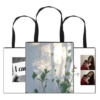 

Women Tote Bag Large Beach Handbags Shopper Printed Fashion Girl Tidal Polyester Bag Reusable Female Shopping Bag Eco Foldable U