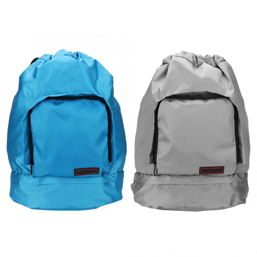zip lock plastic bags Foldable Portable Bag Sports Waterproof Gym Training Dry Wet Separation Backpack shoes bag travel | Дом и сад