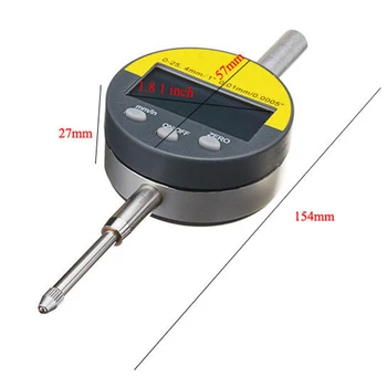 

IP54 Digital Indicator 0.01mm Range 0-25.4mm Digital Dial Test Indicator Precision Gauge Waterproof AH35 Dial Indicator Gauge