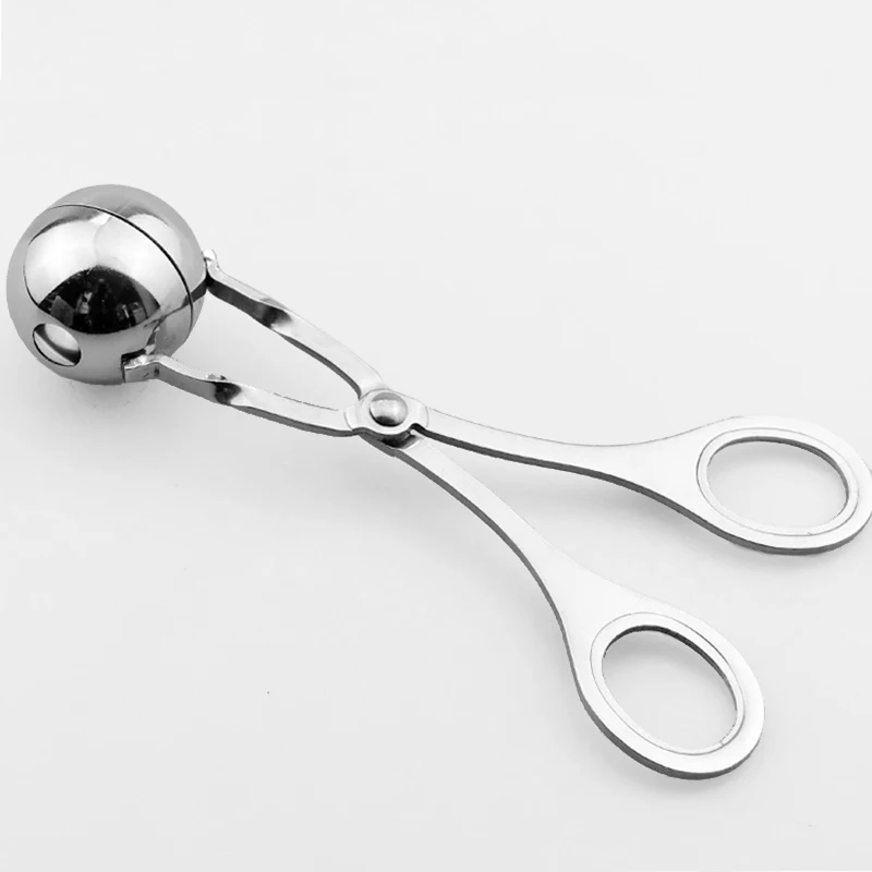 Convenient Meatball Maker Stainless Steel DIY Fish Stuffed Meat Ball Machine Meat Cooking Kitchen Mold Tools spatula hole cap