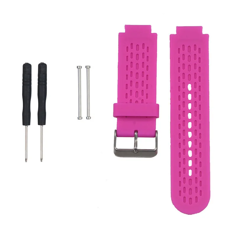 Силиконовый ремешок на запястье для Garmin Approach S2/S4 gps Golf Watch/Vivoactive - Цвет: Hot Pink