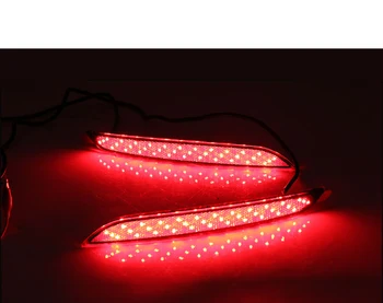 

Led rear bumper light assembly driving light brake light flowing turn signal for hyundai elantra 2012-16, 2pcs