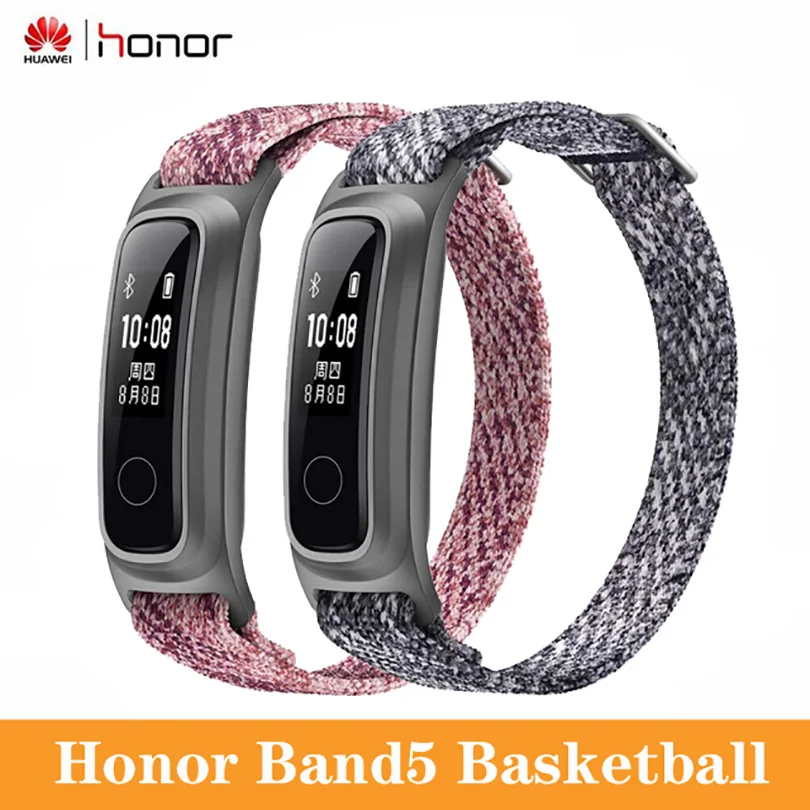 huawei Honor Band 5, баскетбольная Версия, умный, для бега, руководство, данные, монитор сна, водонепроницаемый смарт-браслет для спорта