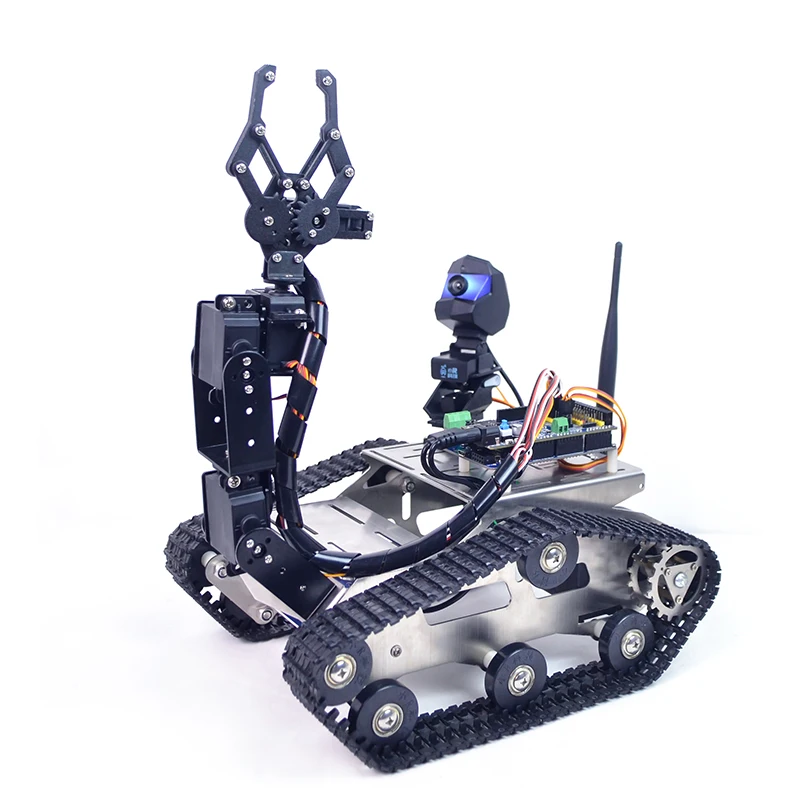 Small R STM32 manipulator, Intelligent programming robot kit, Tracked ...
