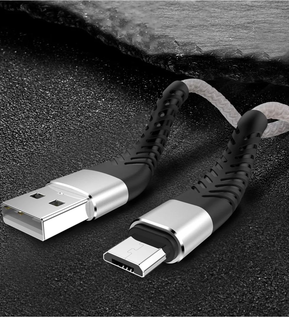 0,2 1 2 м 3 м Быстрая зарядка микро USB кабель для samsung huawei Xiaomi Android длинный короткий шнур питания Кабели для мобильных телефонов