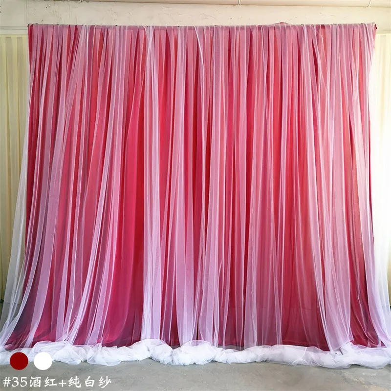 Wedding Backdrops Panels Hanging Curtains Party Backdrop Decoration Drape Big Events Background Tied/Piped | Дом и сад