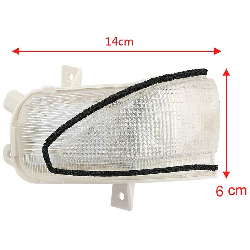 1 Pair 34350-TG5-H01 Left& 34300-TG5-H01 Right Outer Rearview Side Mirror Turn Signal Indicator Light Repeater for Honda Insigh