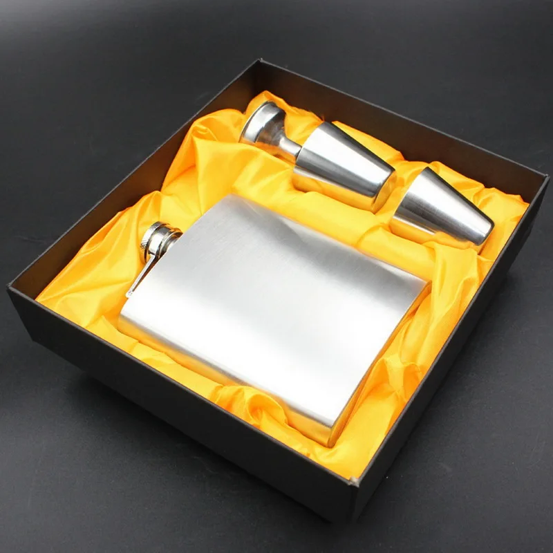 G257545A 7oz Карманный Портативный Нержавеющая сталь плоская фляжка 6/7/8 Oz Бокал Вина кружка бутылка для Виски Посуда для напитков бутылка алкоголя для пьющего Для мужчин - Цвет: G257545A 7oz