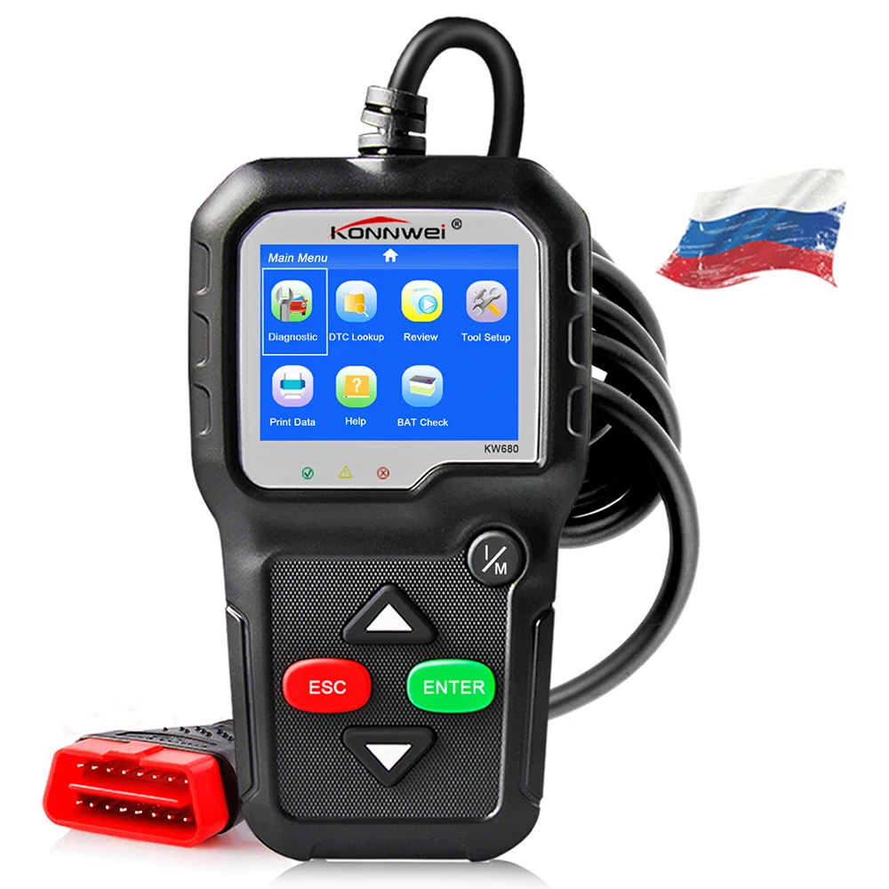 Автомобильный сканер KONNWEI KW680s ODB2, считыватель кодов неисправностей двигателя, автомобильный диагностический инструмент ODB2, лучше AD410, инстр... Автомобильный сканер KONNWEI KW680s ODB2, считыватель кодов неисправностей двигателя, автомобильный диагностический инструмент ODB2, лучше AD410, инстр...