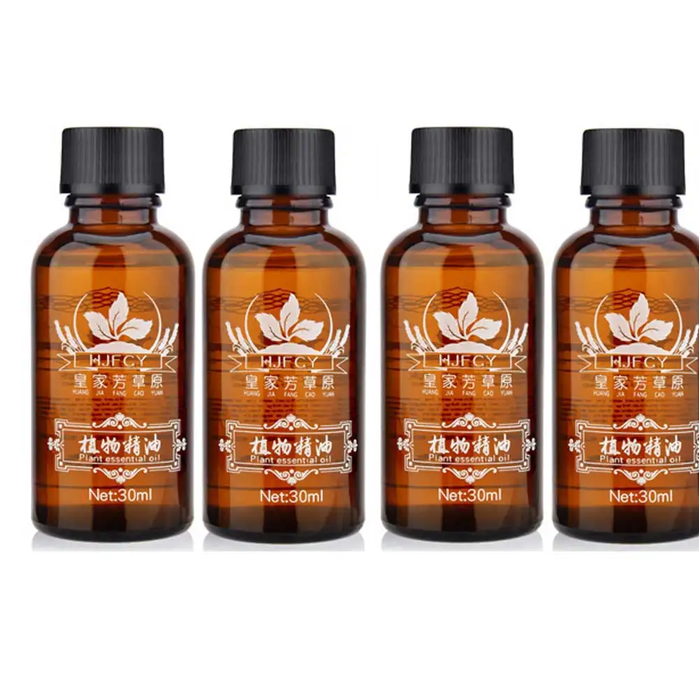 4 bottles 30 мл растительная терапия лимфодренажное масло имбиря натуральное антивозрастное Эфирное Сыворотка для массажа тела Уход за кожей лица дропшиппинг - Вес нетто: 4 bottles
