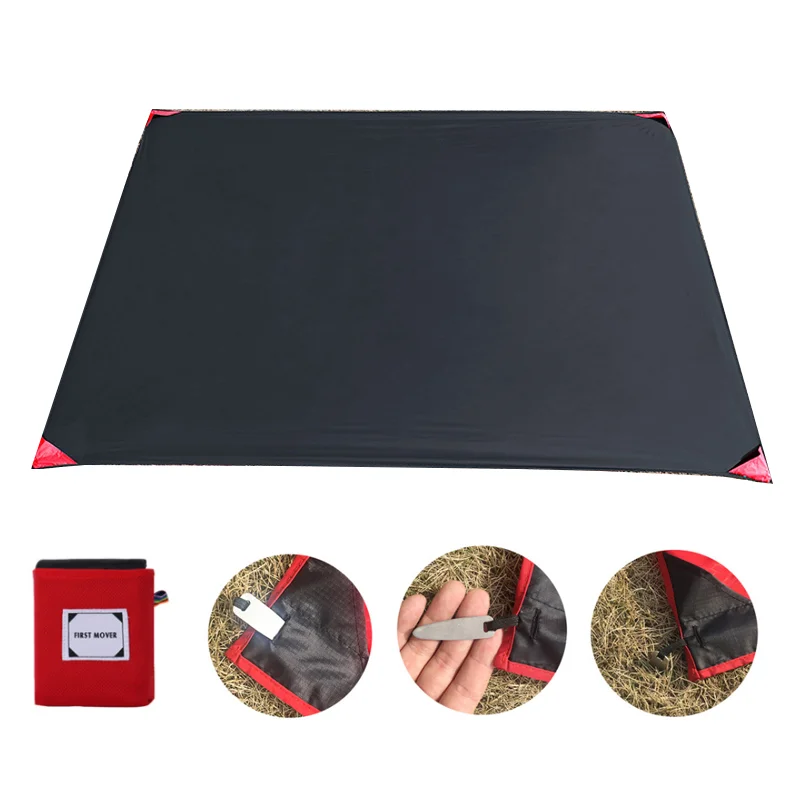 

150*180cm Portable Pocket Camping Mat Folding Camping Mattress Baby Climb Outdoor Ultra-thin Waterproof Beach Picnic Blanket
