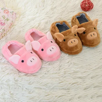 

2020 New Toddler Infant Kids Baby Warm Shoes Boys Girls Cute Cartoon Soft-Soled Warm velvet Slippers Sapato Infantil kids shoes