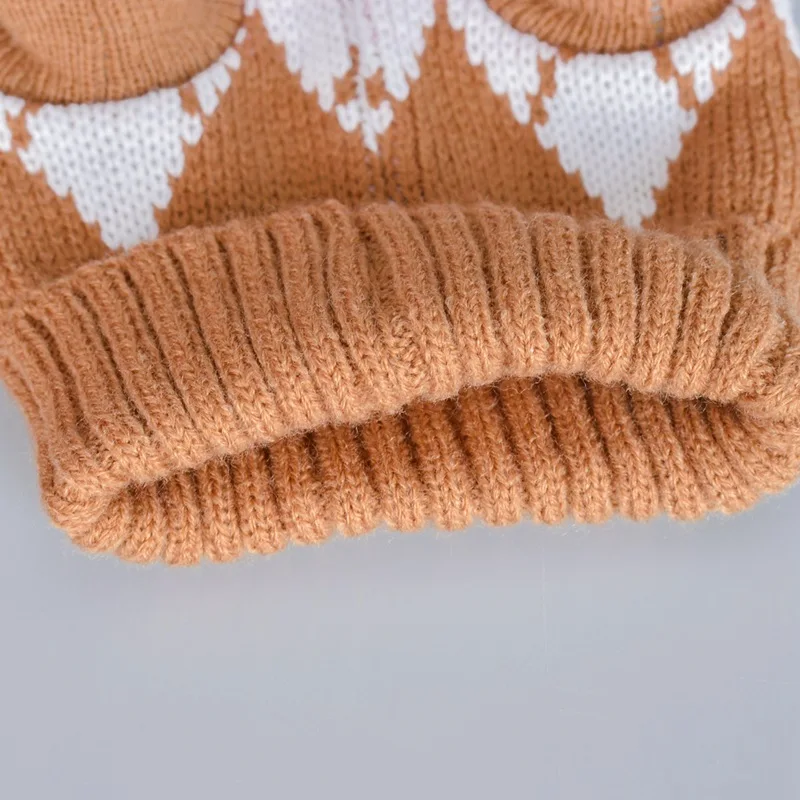 Милым принтом «сердце», свитер для собаки, для питомца зимние Вязание одежда мягкие теплые свитеры с рисунком «Щенок», куртка для Французские бульдоги Йорки