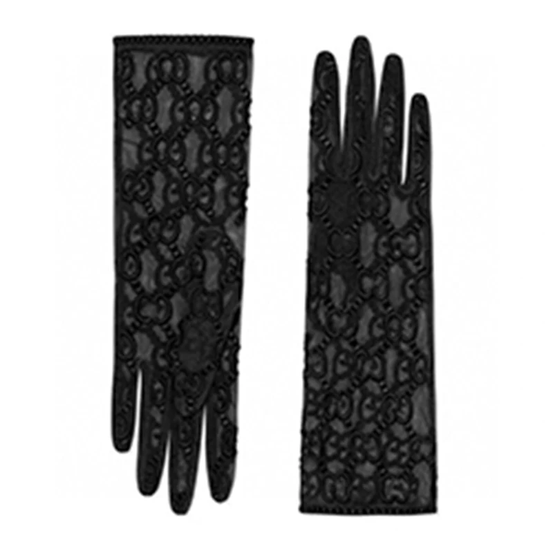 

2020 new style gloves lace letter