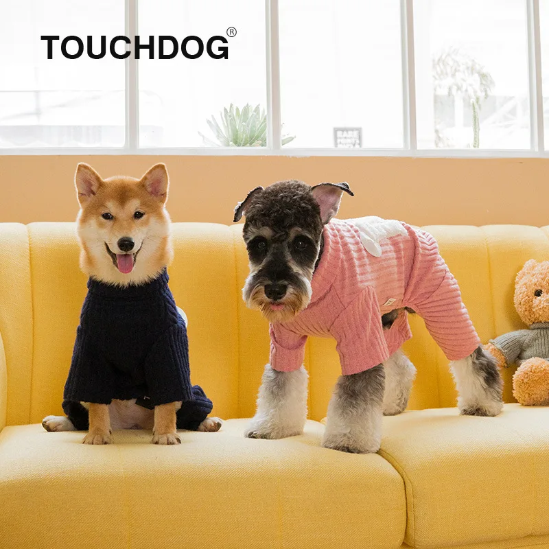 Touchdog новая одежда для собак осень зима сохраняющая тепло цельная домашних