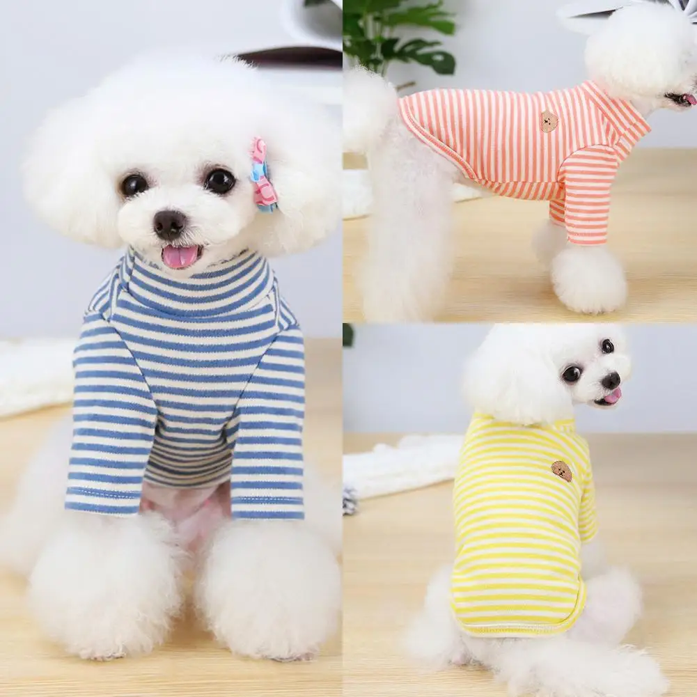 Two legged Stylish Summer Puppy Dog T shirt Lightweight Pet Clothing