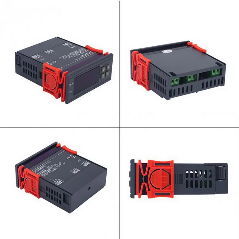 Цифровой регулятор температуры Термостат терморегулятор инкубатор РЕЛЕ Светодиодный 10 А нагревательный STC-1000 охлаждения STC 1000 12 в 24 В 220 В