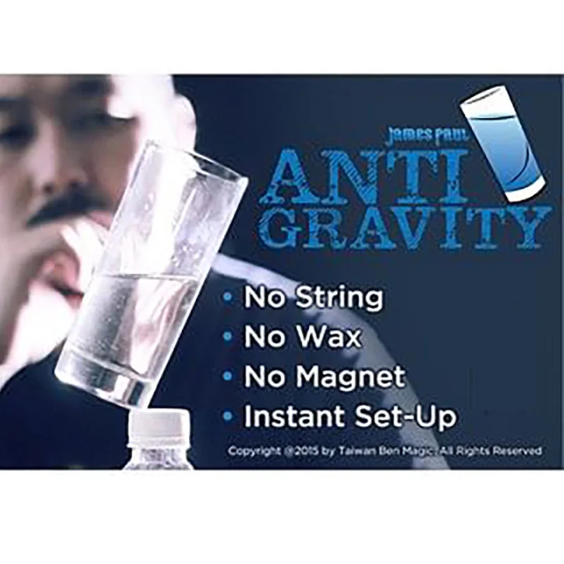 

Antigravity Magic Tricks Balance a Glass Cup with Liquid Illusion Magician Close Up Gimmick Props Comedy Magia tour de magie