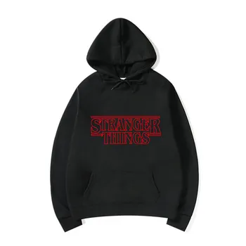 

2020 Trendy Faces Stranger Things Hooded Mens Hoodies and Sweatshirts Oversized for Autumn with Hip Hop Winter Streetwear Hoodie