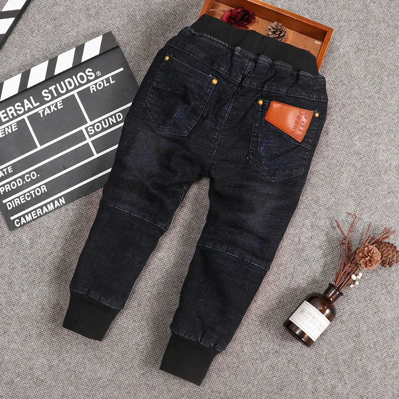 INS/Новинка года; сезон весна-осень; длинные вельветовые штаны в Корейском стиле для мальчиков; детские джинсы