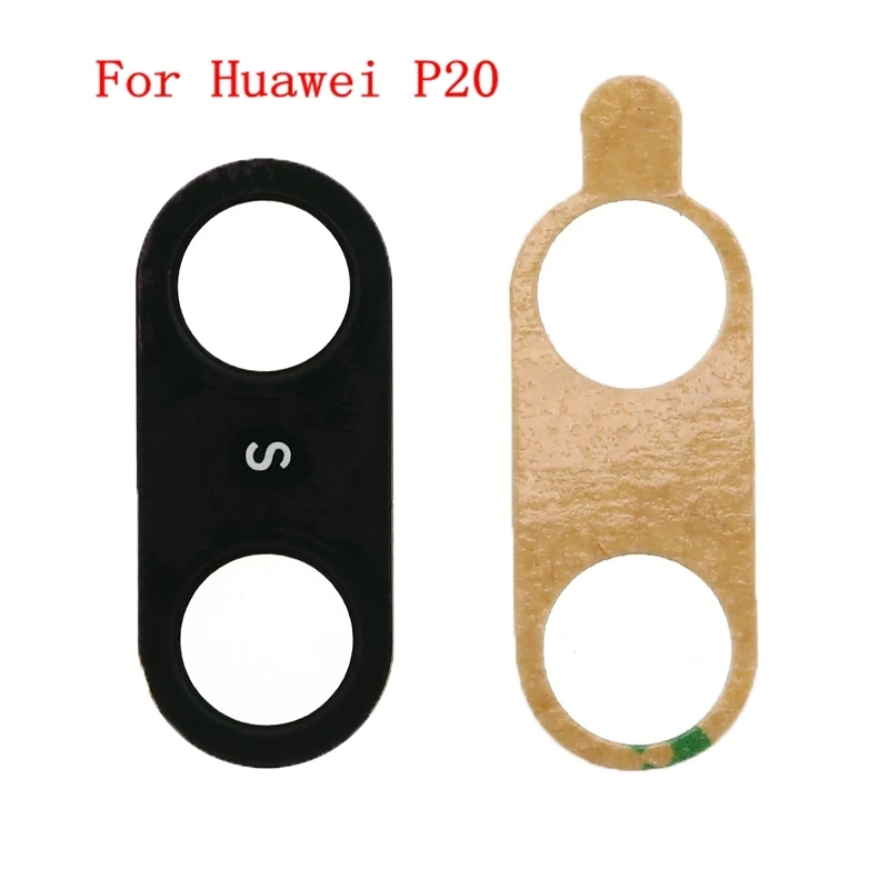 Задняя крышка для объектива камеры для huawei P20/P30/P20/30 lite/pro/G10/Nova 2i/Honor 9i/mate 10/20 lite с клейкой наклейкой - Цвет: for Huawei P20