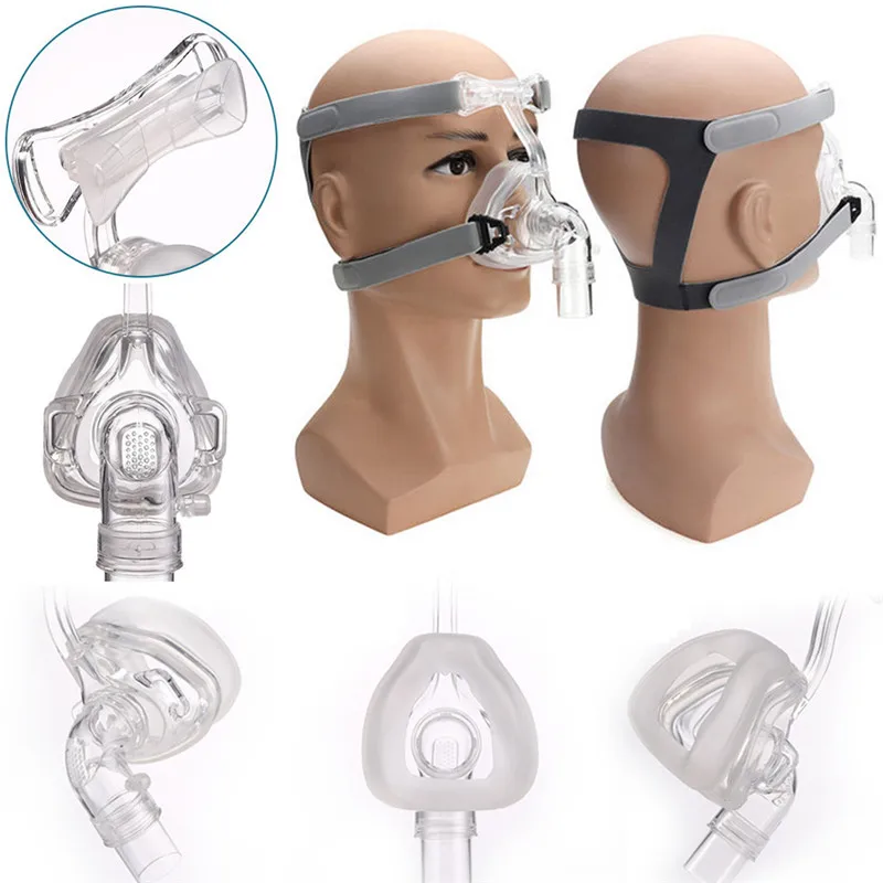 NM1/NM2 носовая Маска CPAP маска для сна с головным убором S/M/L разного размера подходит для CPAP машинного подключения шланга и носа