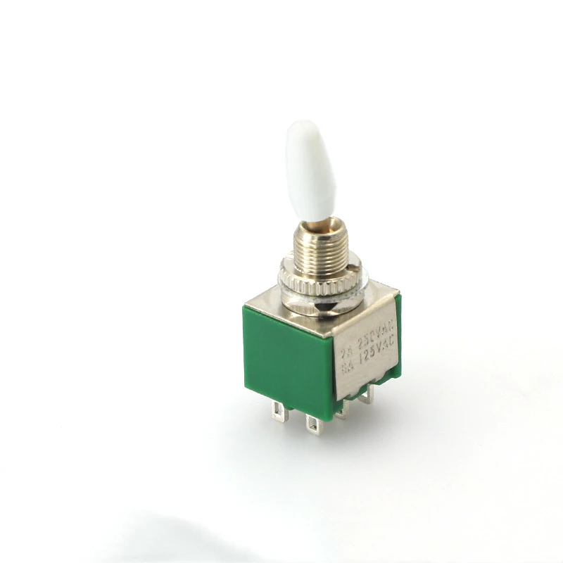 uxcellAC250V 2A AC125V 6A 9 Pin 3-Positions ON//OFF//ON 3PDT Toggle Switch