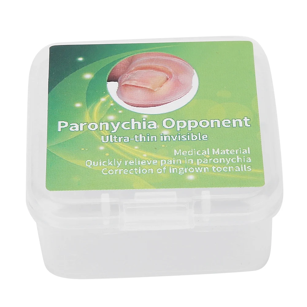 2pcs Silicone Ingrown Toenail Correcting Tool Pain Relief Paronychia Treatment Corrector Invisible Silicone Inlay Corrector Care