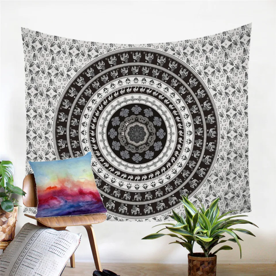 Постельные принадлежности Outlet красная МАНДАЛА ГОБЕЛЕН слон мессенджер