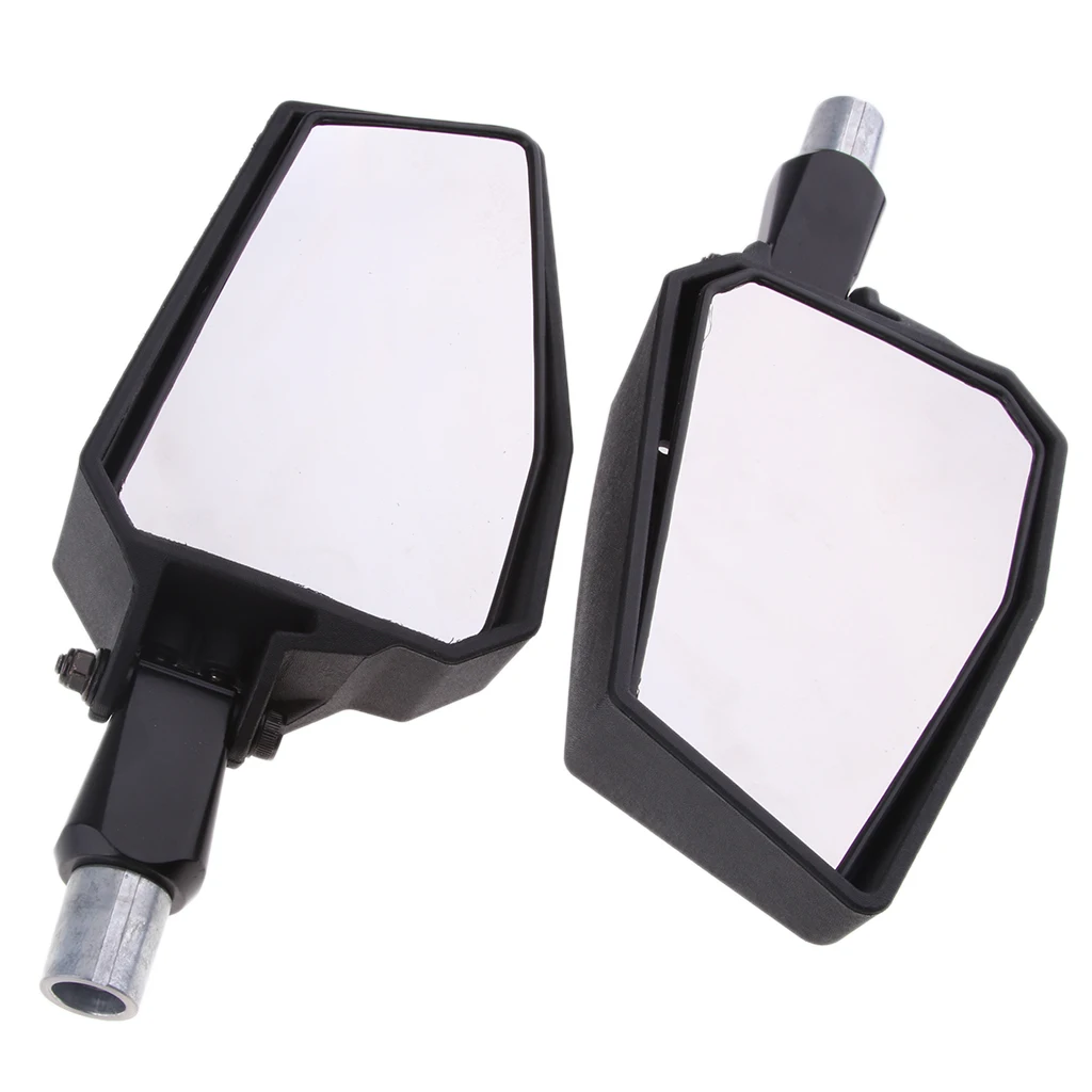 Motorcycle Side Motorcycle Rear View Universal Mirrors Stainless Steel For Kawasaki Mule FXT