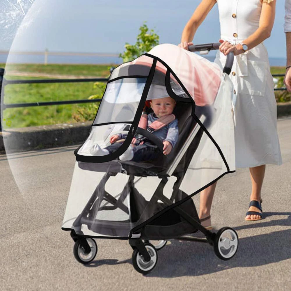 baby stroller accessories backpack Dust Protection Cover for Stroller Universal Waterproof Windproof Protection Baby Stroller Snow Rain Cover Shield Baby Strollers best of sale