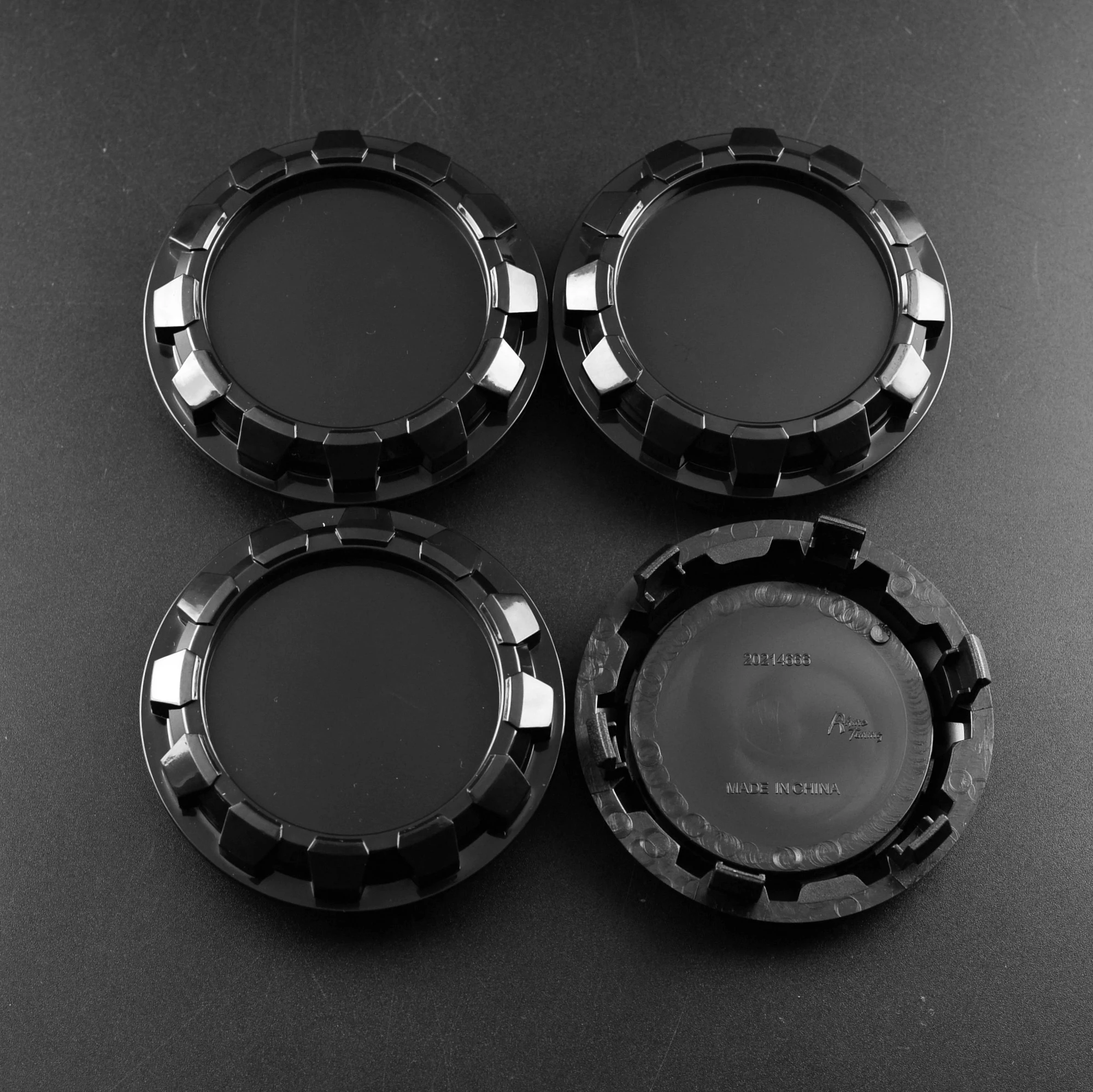 Abs para Chevy Prata Preto Roda Centro Hub Tampas Capa 83mm 76mm Gmc Cadillac Tahoe Jantes 9595891 88963143 19333200 4 Pçs - 10 Cheap Emblemas p roda