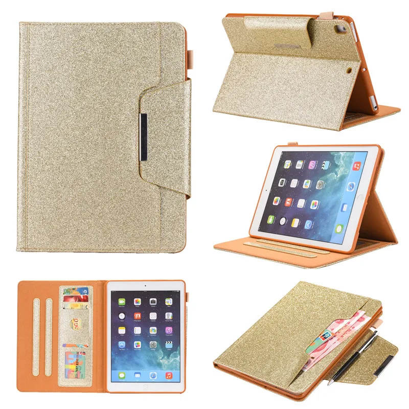 Чехол для iPad 10 2 2019 блестящий чехол смарт планшета 7 го поколения с отделениями