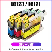 

YC Compatible for Brother LC123 LC123 XL printer cartridge MFC-J6520DW,DCP-J4110DW,MFC-J4410DW,MFC-J470DW,MFC-J870DW,DCP-J552DW