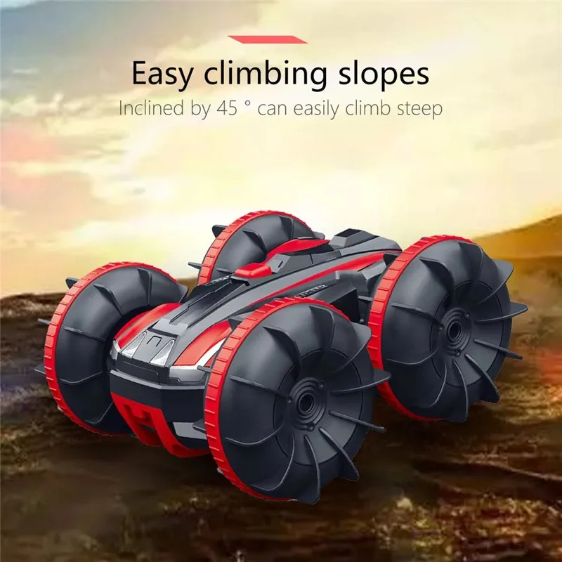 Rc Cars 4-axis Drive Remote Control Stunt Car 60 Rotate Rc Cars Water And Land Amphibious Electric Toys Kid Adult RC Toys Car Rc Cars 4-axis Drive Remote Control Stunt Car 60 Rotate Rc Cars Water And Land Amphibious Electric Toys Kid Adult RC Toys Car