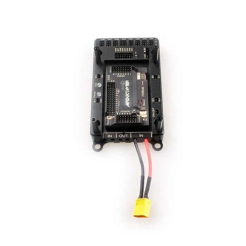 Servo Power Distribution Servo Section Board 5V-12V With Dual Power Input Wire & Electronic Switch For RC Gasoline Airplane