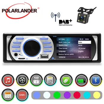 

1Din Car Radio FM 3.0 " HD 12V With Camera Auto Audio Stereo Bluetooth ISO Contact DAB+ In-Dash Interface USB/TF/AUX in MP5/WMA