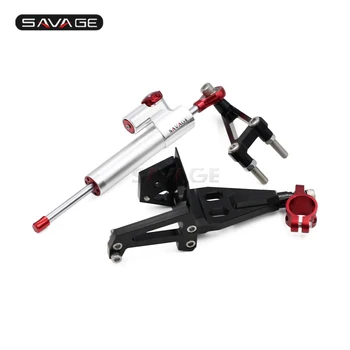 

Steering Damper Adjustable Stabilizer For KAWASAKI ER-6N 2009-2011/ER-4N 11-2013 Motorcycle Linear Reverse Safety Kit ER6N ER4N