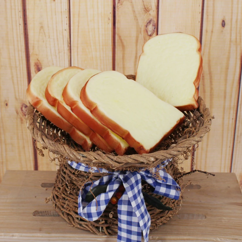 Artificial Foods Simulation Bread Model Fake Hamburger Restaurant Bakery Accessories Photography