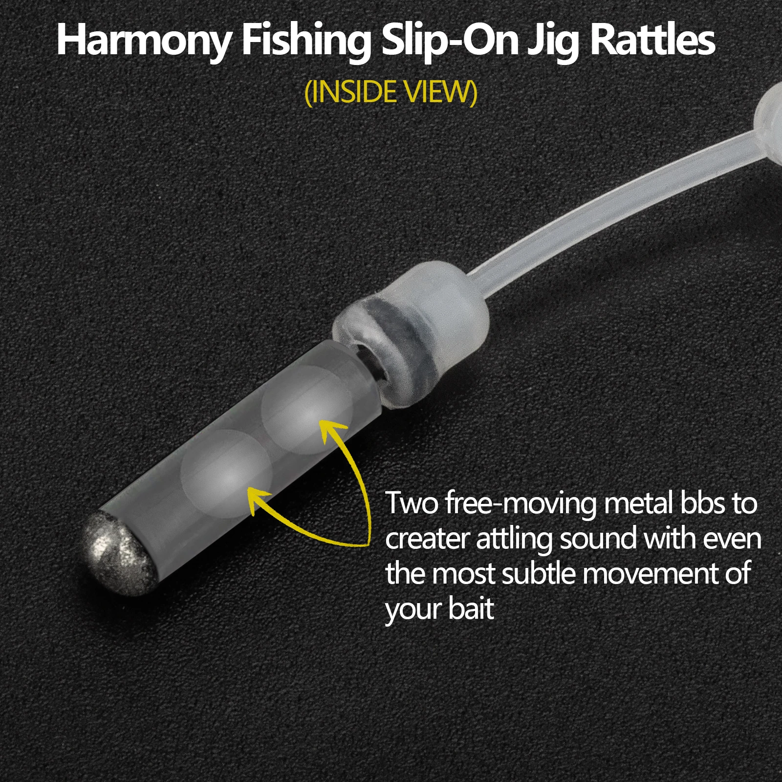 Harmony Fishing - Slip-On Low Profile Jig Rattles (10 Pack)