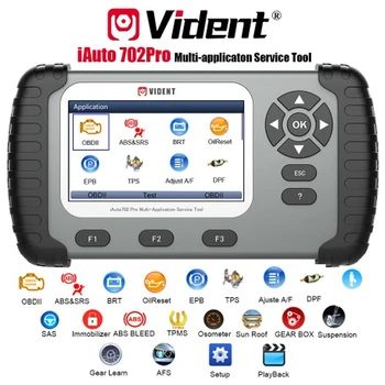 

VIDENT iAuto 702 Pro Multi-applicaton Service Tool Support ABS/SRS/EPB/DPF Update to 19 Maintenances 3 Years Free Update Online