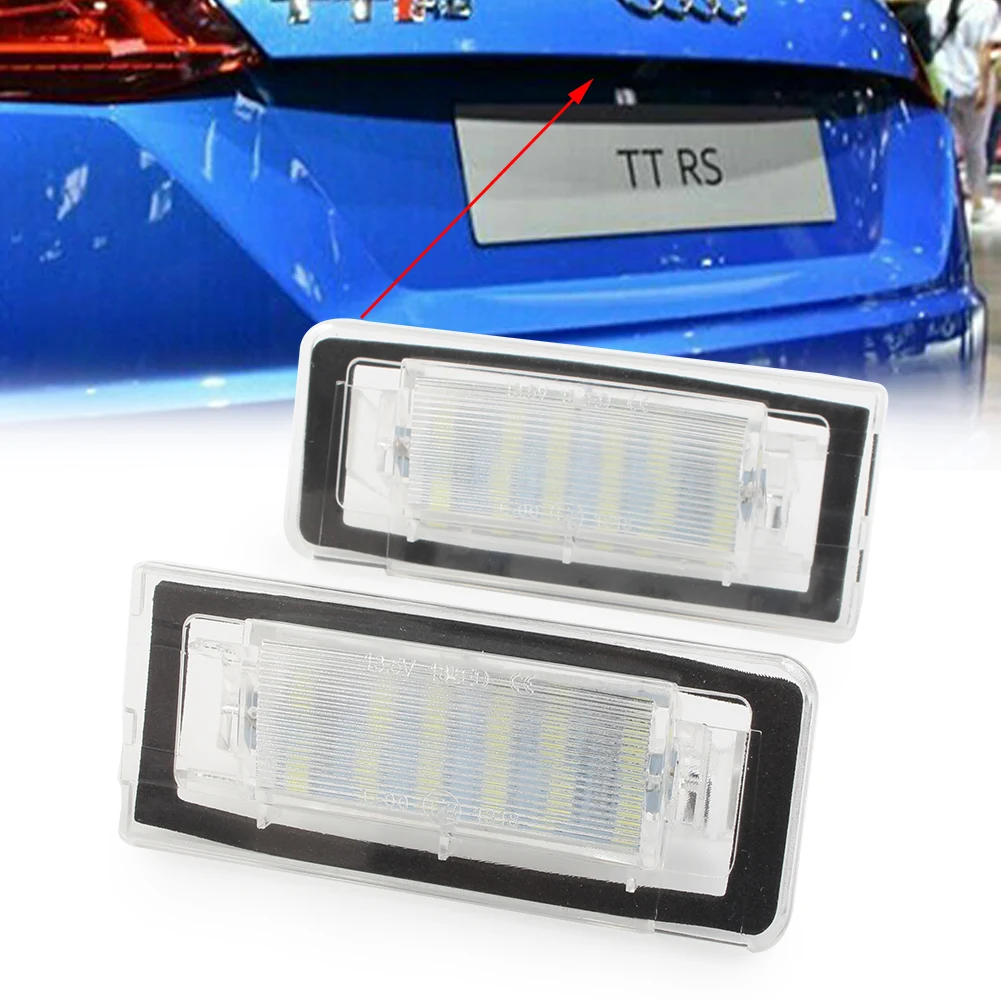 Auto Free Error Led License Plate Lampada Della Luce Per Audi Tt Roadster Coupe 1998 1999 2000 2001 2002 2003 2004 2005 2006