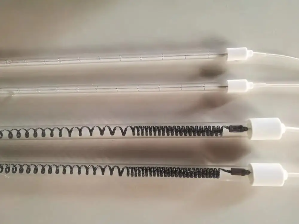 

medium wave ir emitter infrared quartz glass halogen heater lamp