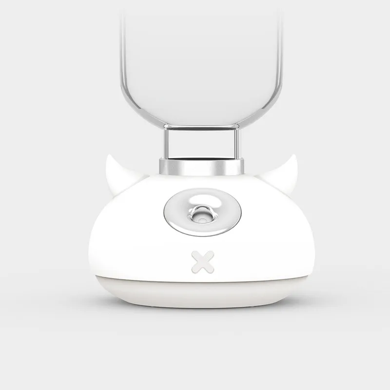 

1200mah White Portable Air Humidifier Ultrasonic Rechargeable Car Mist Maker Air Purifier Humidifier for Home Office with Light