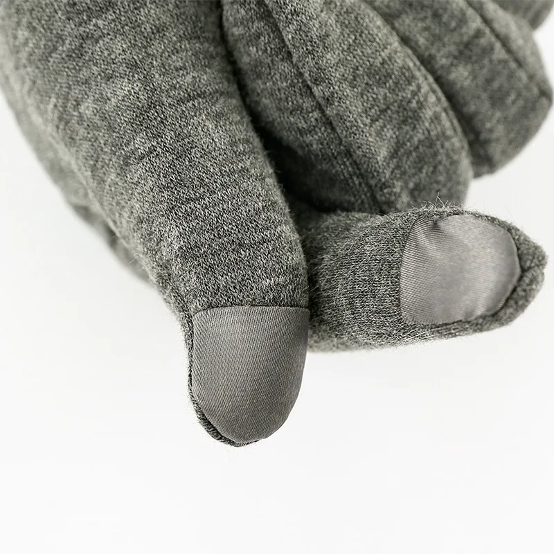 New winter women do not pour down velvet fashion simple solid color bow decoration with velvet touch screen to keep warm gloves