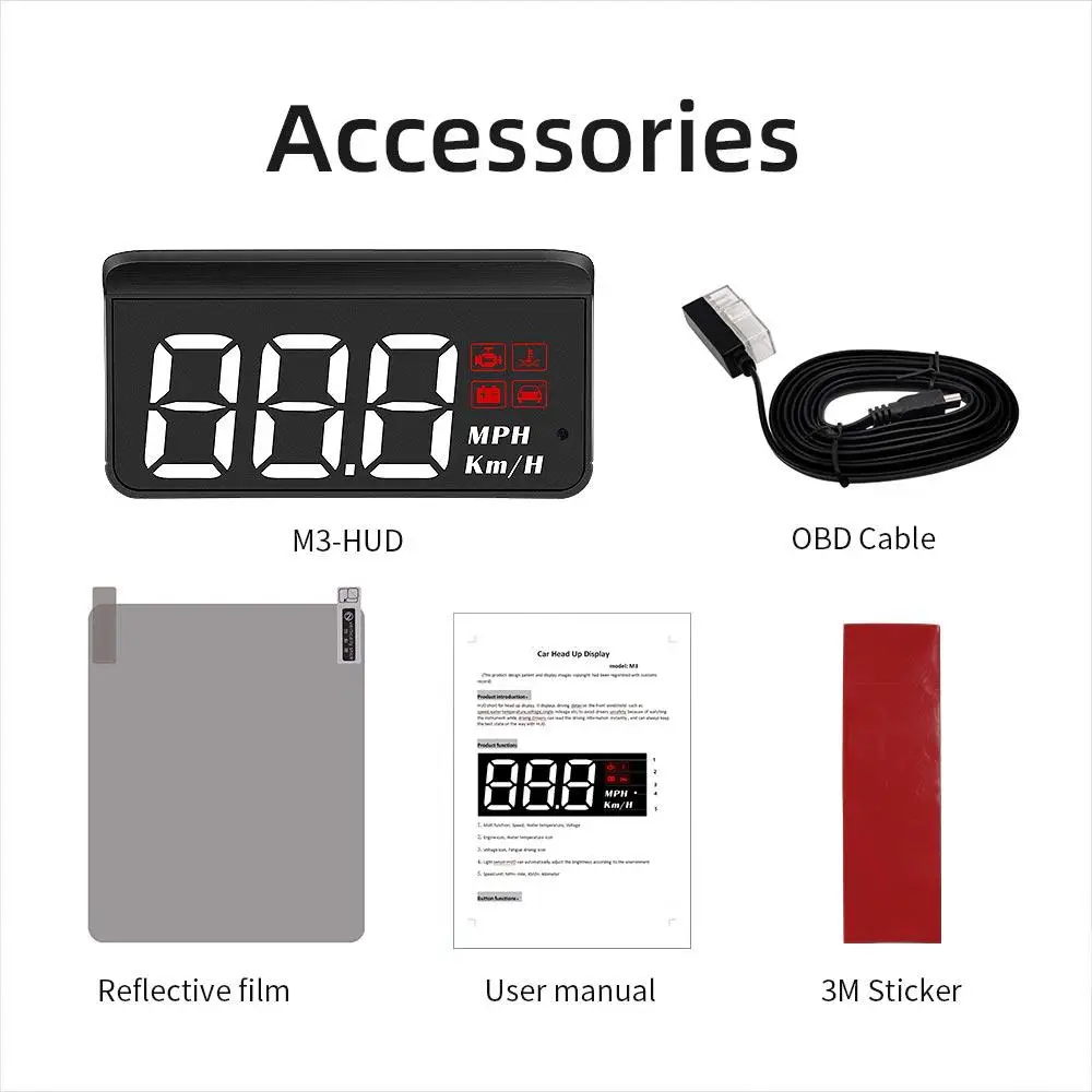 ޴ 3.5 ġ ڵ Hud   ÷ M3 Obd Obd2 Hd  Ʈ ÷, ڵ ǰ 