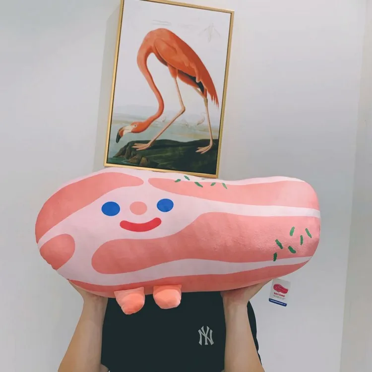 South Korea INS Online Celebrity Mascot Pork Pillow Plush Toys Cute GIRL'S Bag Ornament Sofa Lazyback