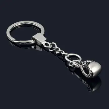 

10pcs/lot Free Shipping Zinc Alloy Bag Pendant Creative Boxing Gloves Key Ring Key Chain Gift Handbag Car Accessories