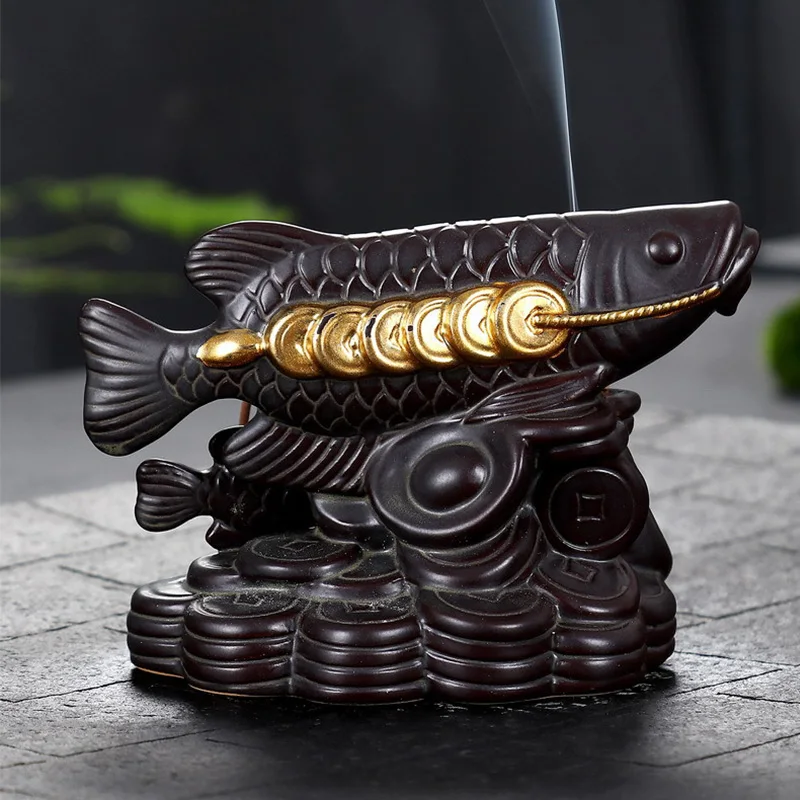 Burner Incense Fountain Candle Holder Waterfall Incense Holder