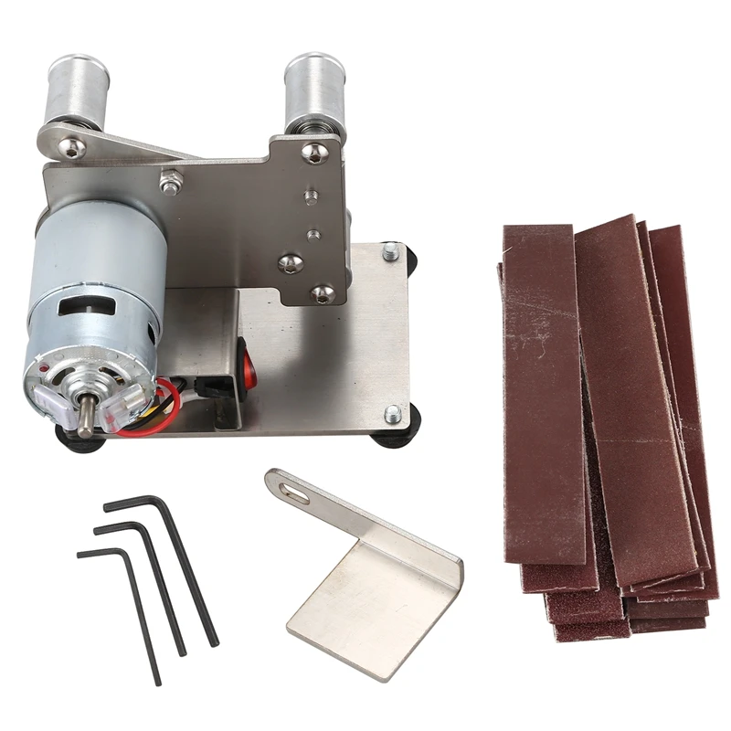

Small Mini Belt Machine DIY Polishing Machine Grinding Machine Fixed Angle Sharpening Machine Blade Desktop